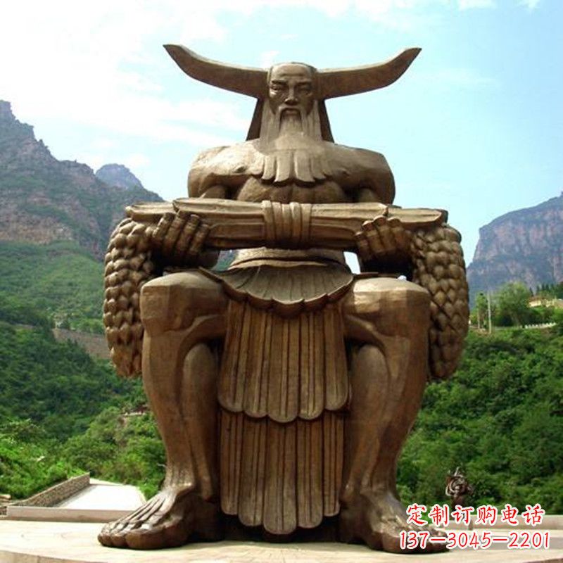 信阳中华民族人文初祖五榖神农大帝大型景观雕塑