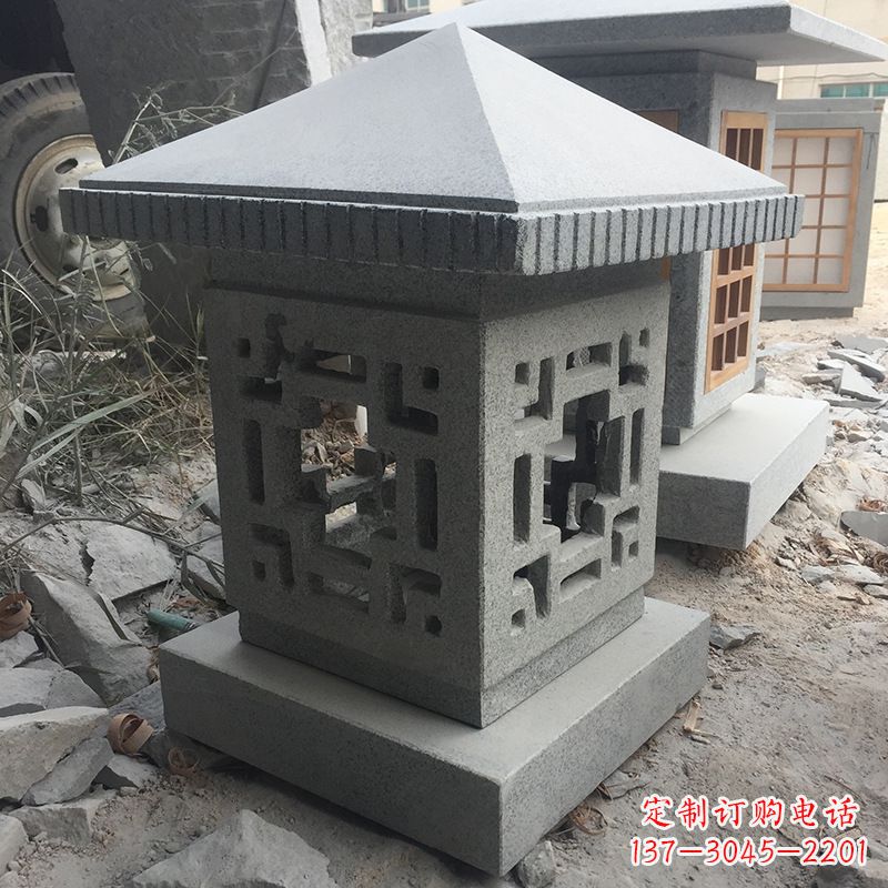信阳中式现代石灯笼