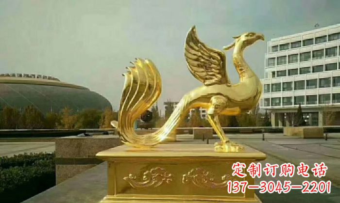 信阳朱雀铜雕