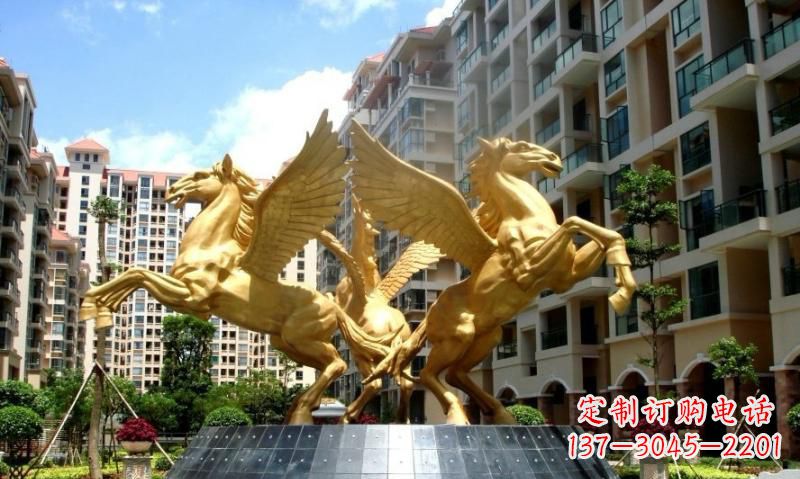 信阳铸铜飞马雕塑