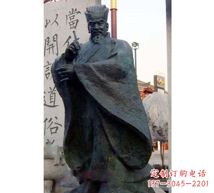 信阳铸铜古代名人颜真卿