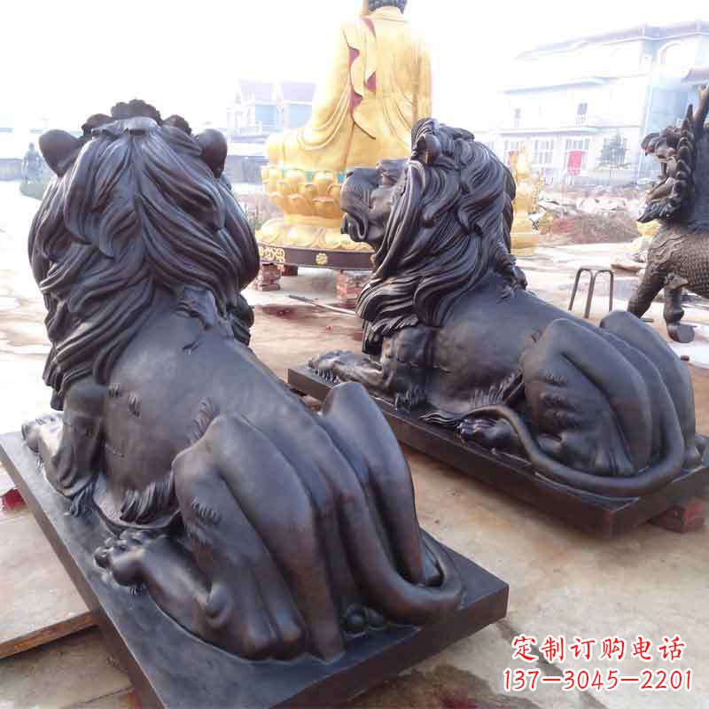 信阳铸铜汇丰狮子