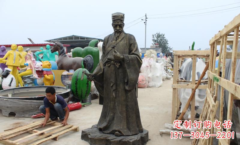 信阳铸铜李时珍雕塑
