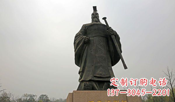 信阳铸铜刘邦雕塑