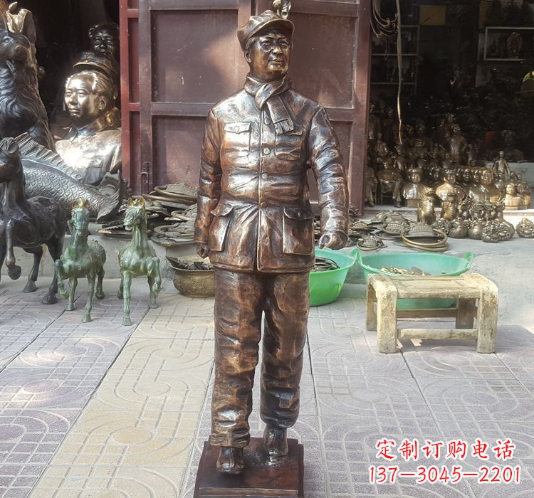信阳铸铜青年时期毛主席