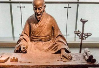 信阳祖冲之圆周率情景小品雕塑-中国古代数学家著名历史人物